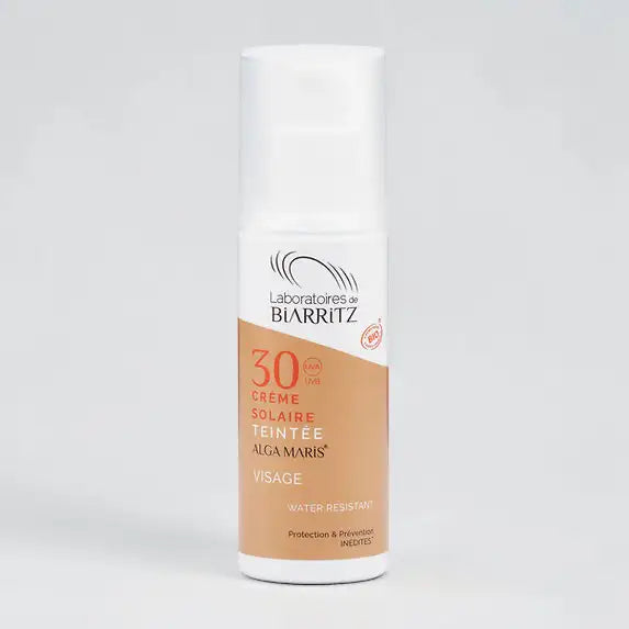 Crème Solaire Teintée Bio — Visage FPS30