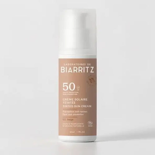 Crème Solaire Teintée Bio — Visage FPS50